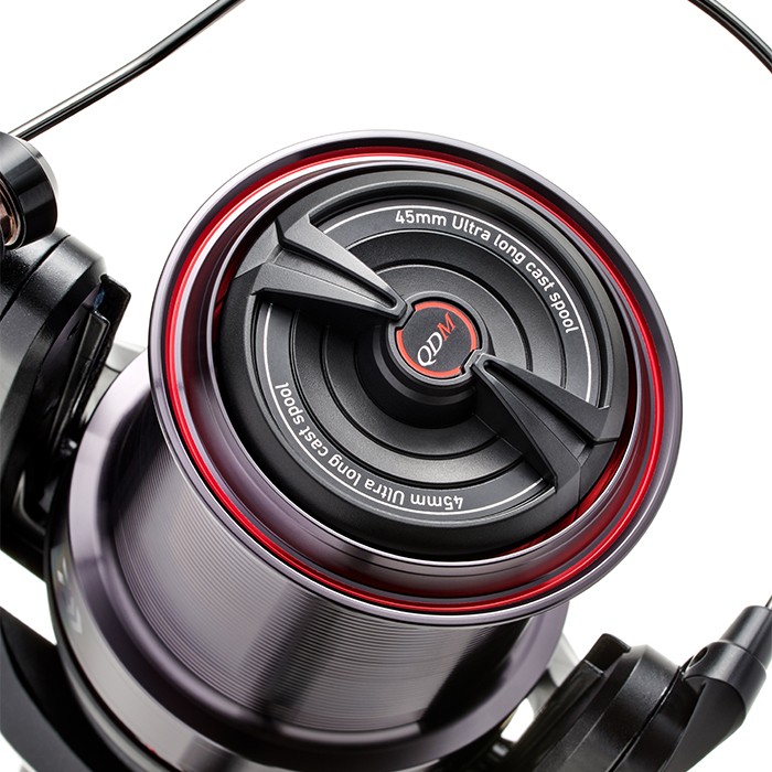 Daiwa Whisker 45 SCW QD OT Fishing Reel Close Up
