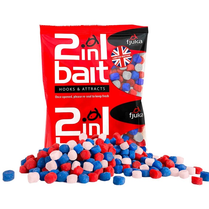 Fjuka Fatboys 2 In 1 Fishing Bait Red White & Blue 1