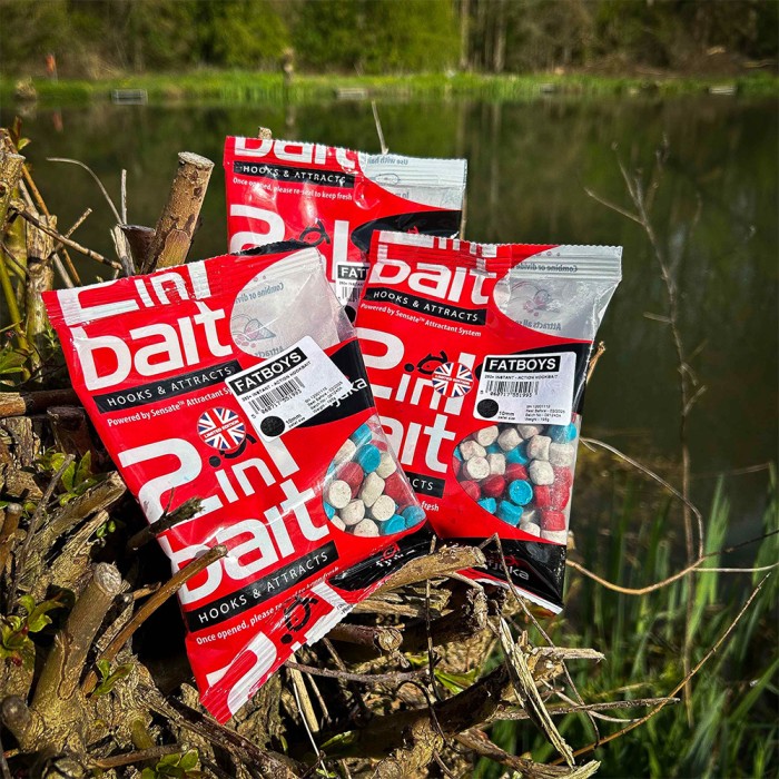 Fjuka Fatboys 2 In 1 Fishing Bait Red White & Blue 3