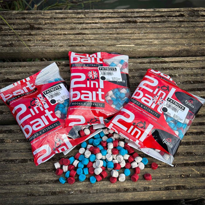 Fjuka Fatboys 2 In 1 Fishing Bait Red White & Blue 5