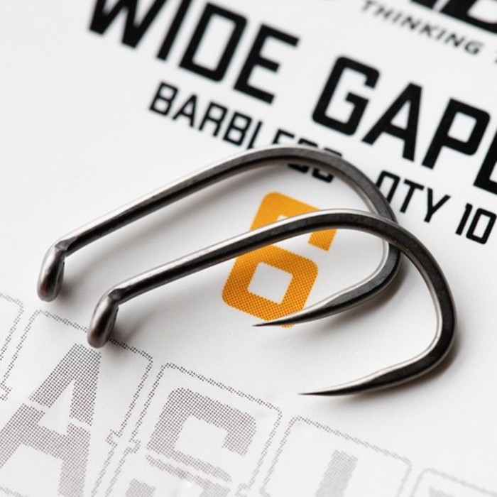 Korda Basix Wide Gape Hooks - Barbless 1