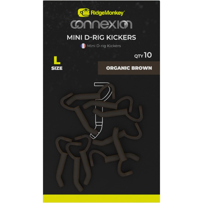 RidgeMonkey Connexion Mini D-Rig Kickers Large Organic Brown