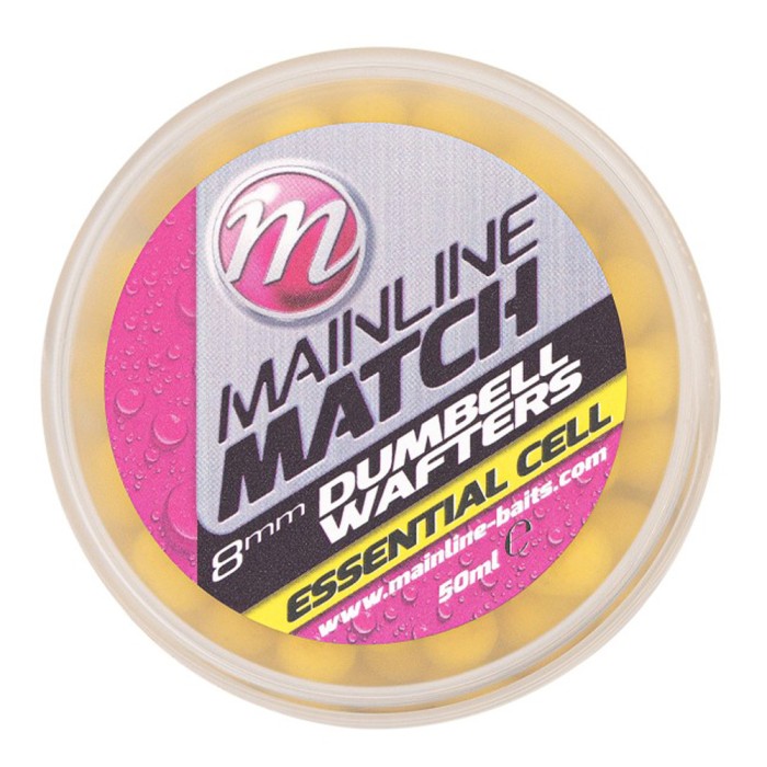 Mainline Match Dumbell Wafters Yellow Essential Cell 8mm