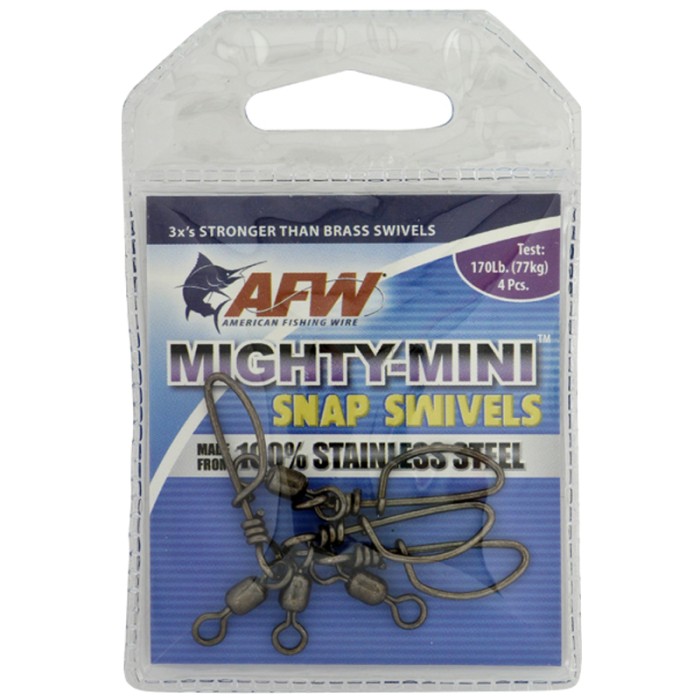 AFW Mighty Mini Stainless Steel Snap Swivels