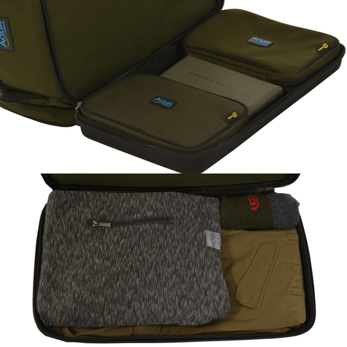 Aqua Black Series Deluxe Roving Fishing Rucksack Inside