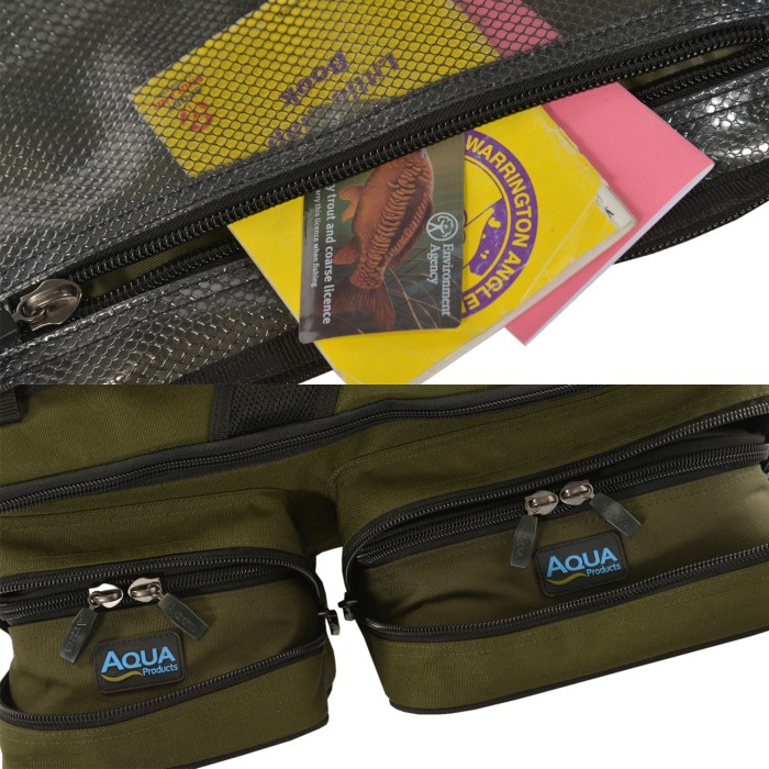 Aqua Black Series Deluxe Roving Fishing Rucksack Packed