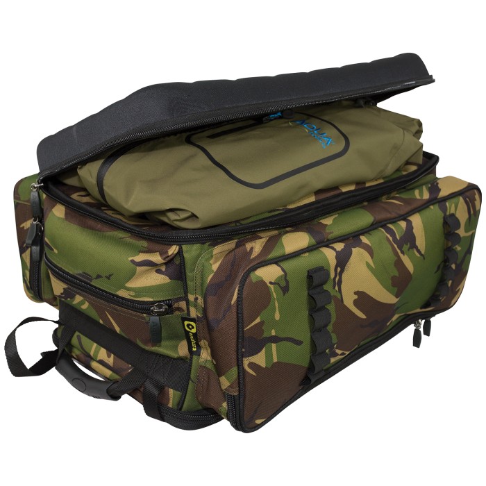 Aqua DPM Deluxe Roving Fishing Rucksack Open 2