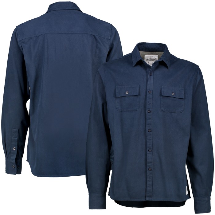 Aqua Products LS Navy Twill Shirt