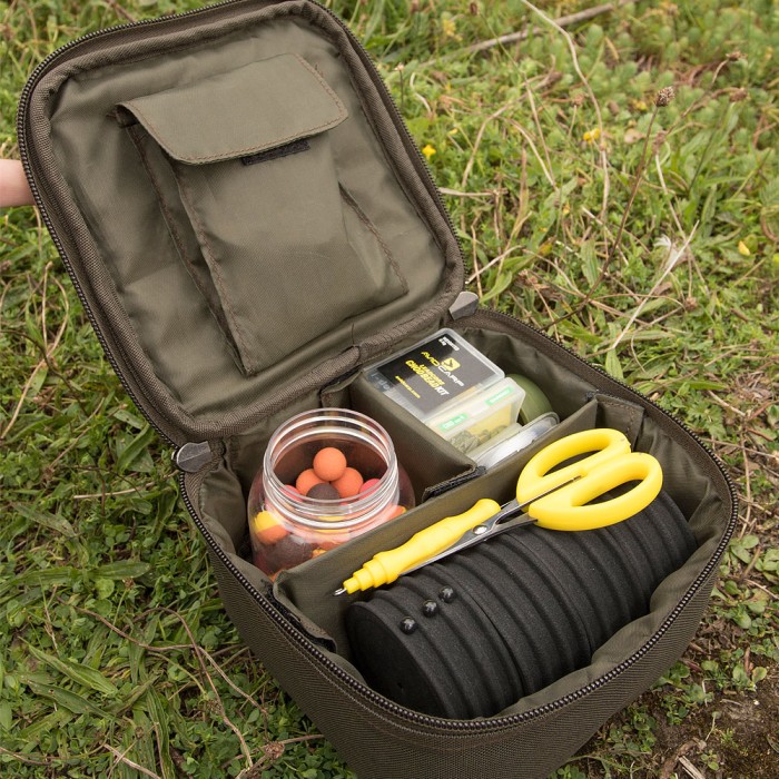 Avid Carp Chod Rig Bag Open with tackle (Not Inluded)