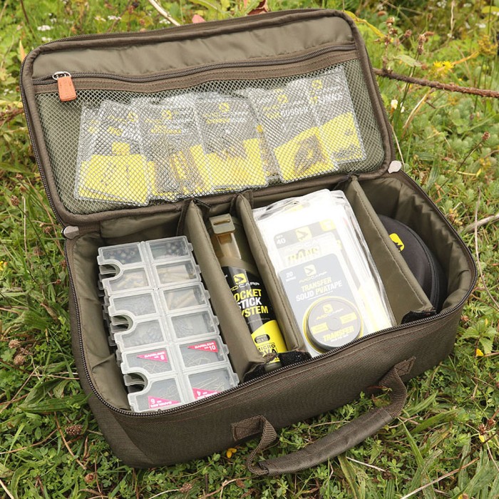 Avid Carp Large Tackle Pouch Open