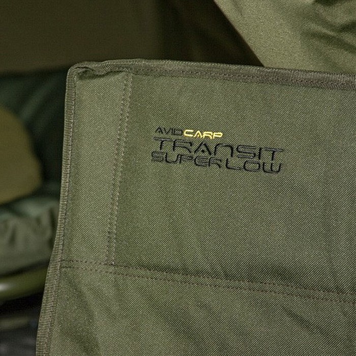 Avid Carp Transit Super Low Chair Logo