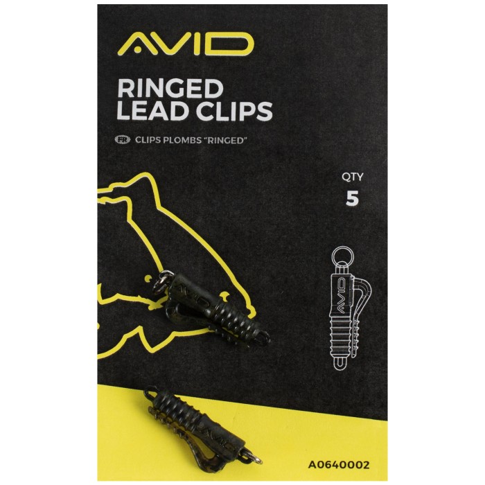 Avid Carp Ringed Lead Clips