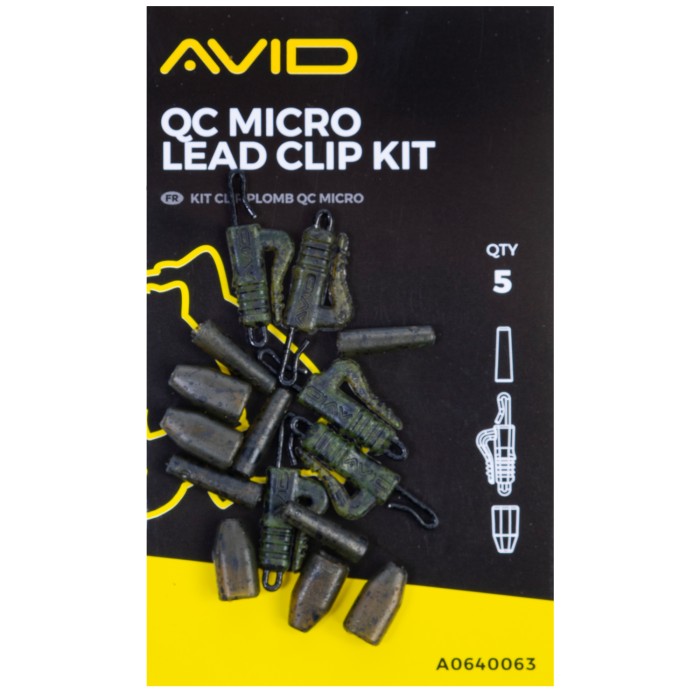 Avid Carp QC Micro Lead Clip Kit Packet