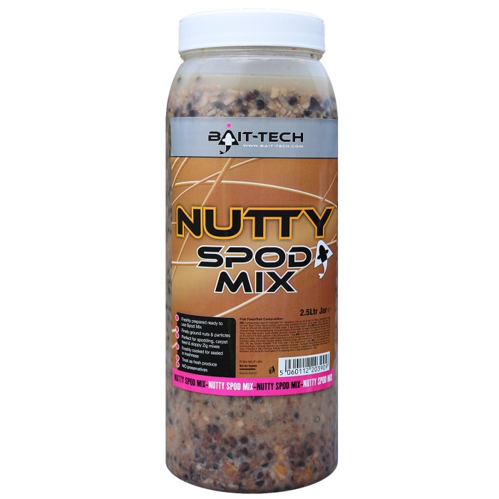 Bait-Tech Nutty Spod Mix 2.5L Jar