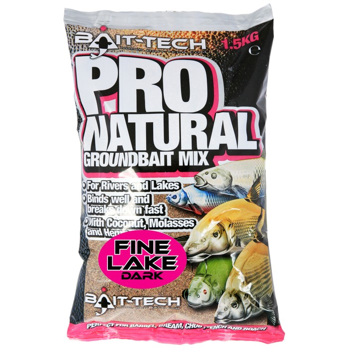 Bait-Tech Pro Natural Fine Lake Dark 1.5kg