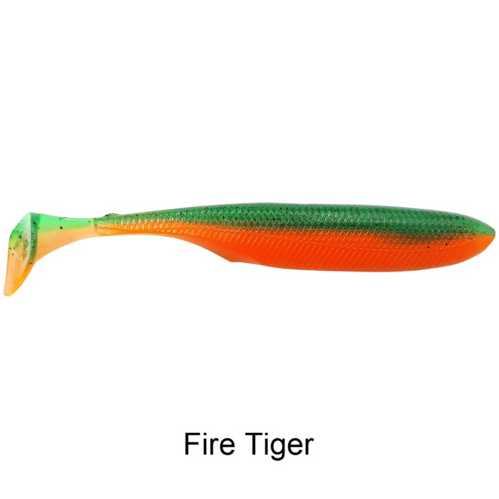 Biwaa Deus 3in Swimbait Fire Tiger