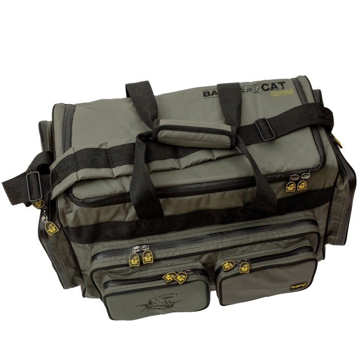 Black Cat Battle Cat Fishing Carryall Above