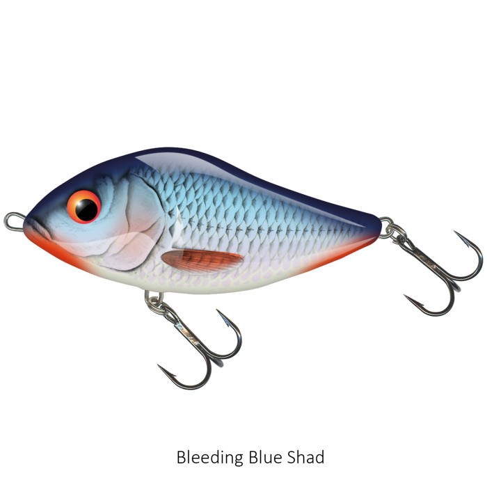 Salmo Slider 10cm Floating Lure Colour Addittion Bleeding Blue Shad