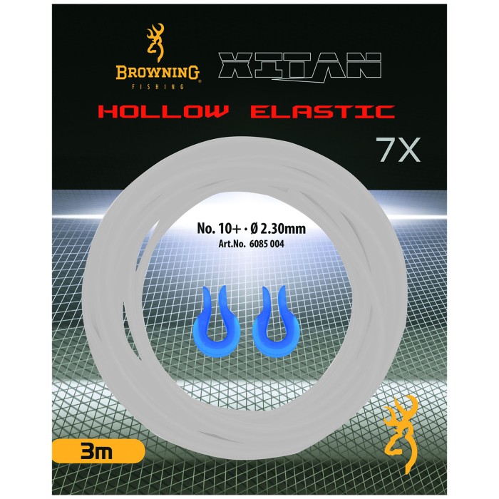 Browning Stretch 7 Hollow Pole Elastic 3m White