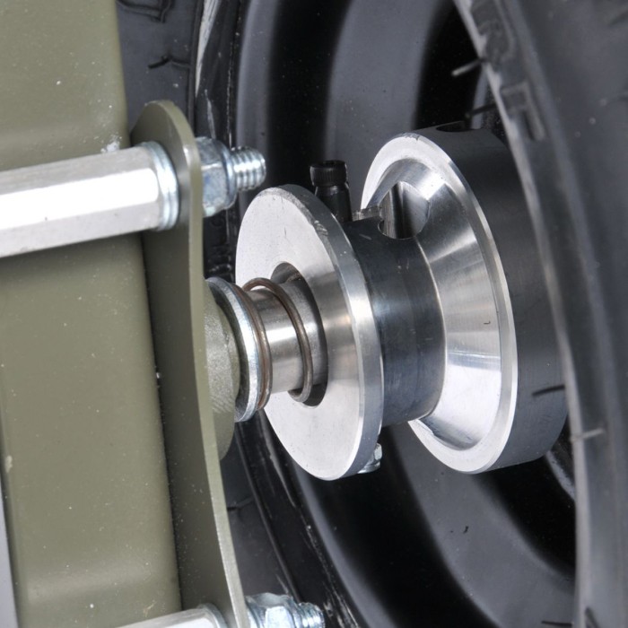 Power Porter wheel Close Up