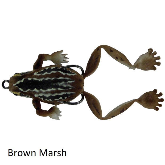 Chasebaits Bobbin Frog Lure Brown Marsh