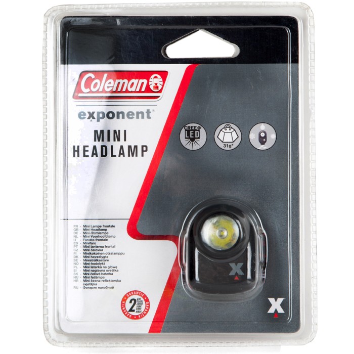 Coleman Exponent Mini Headlamp Packaging