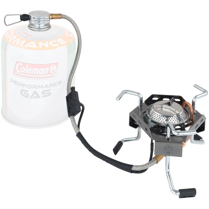 Coleman Fyrepower Alpine Stove Hooked Up