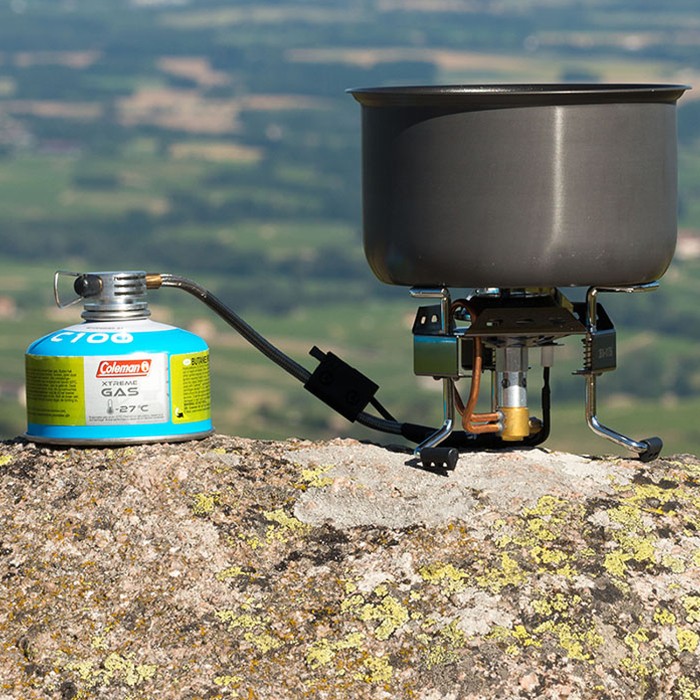 Coleman Fyrepower Alpine Stove In Use
