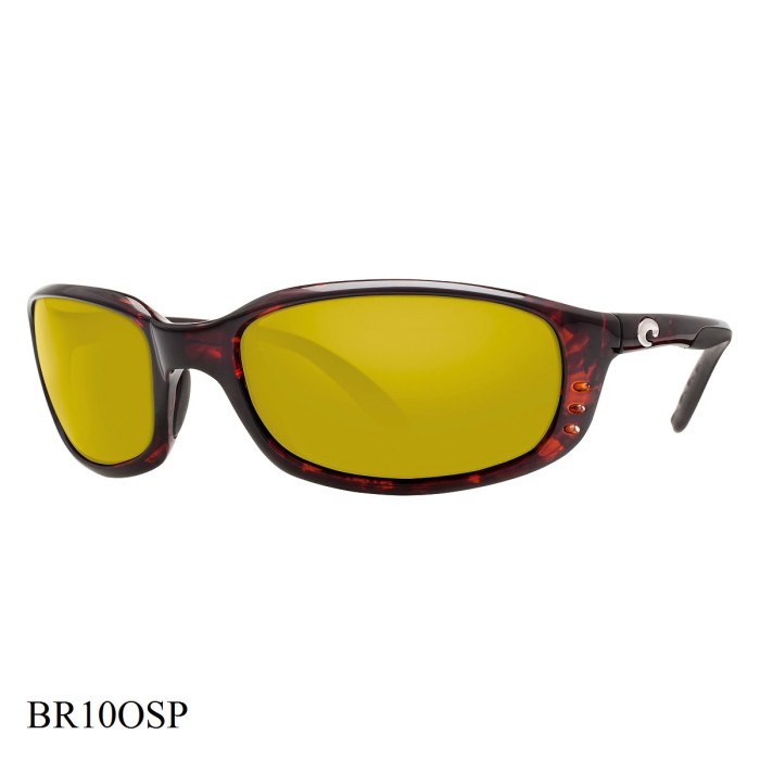 Costa Del Mar Brine Sunglasses Tortoise Frame Sunrise Lenses
