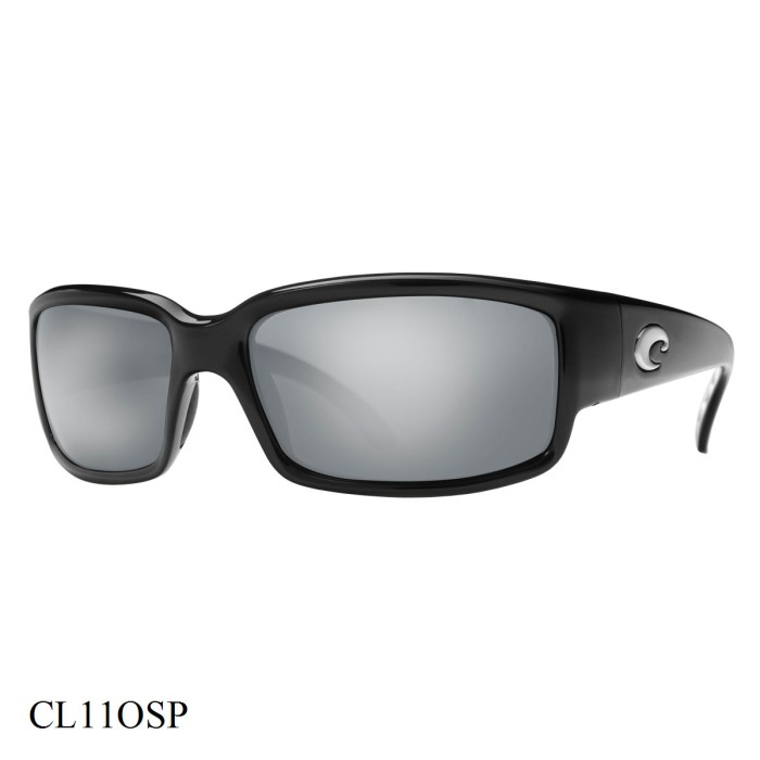 Costa Del Mar Caballito Sunglasses Black Frame Silver Lenses