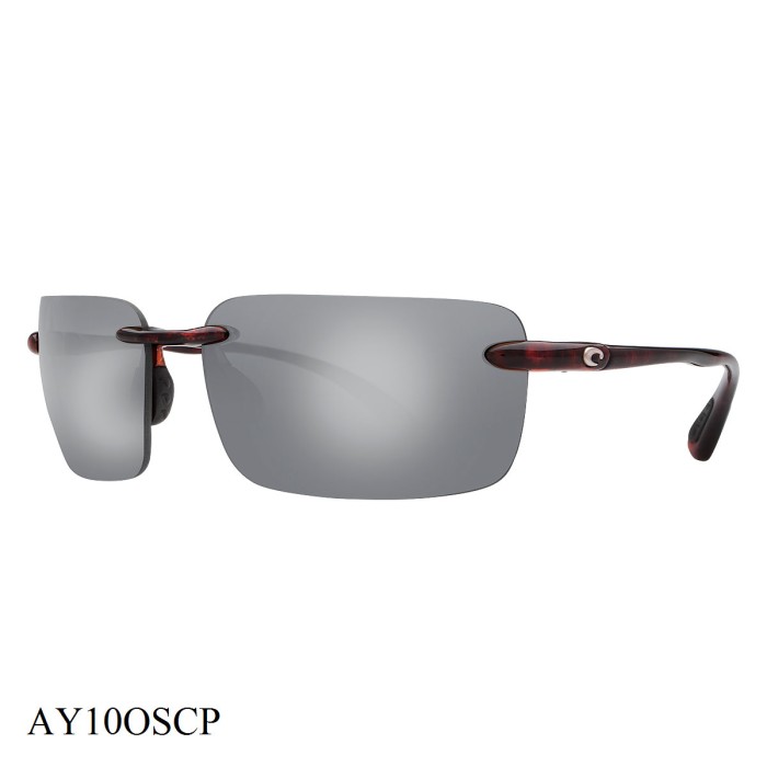 Costa Del Mar Cayan Sunglasses Tortoise Frame Silver Lenses