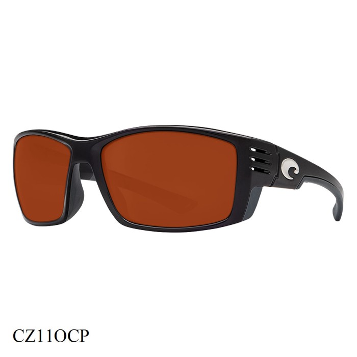 Costa Del Mar Cortez Sunglasses Black Frame Copper Lenses