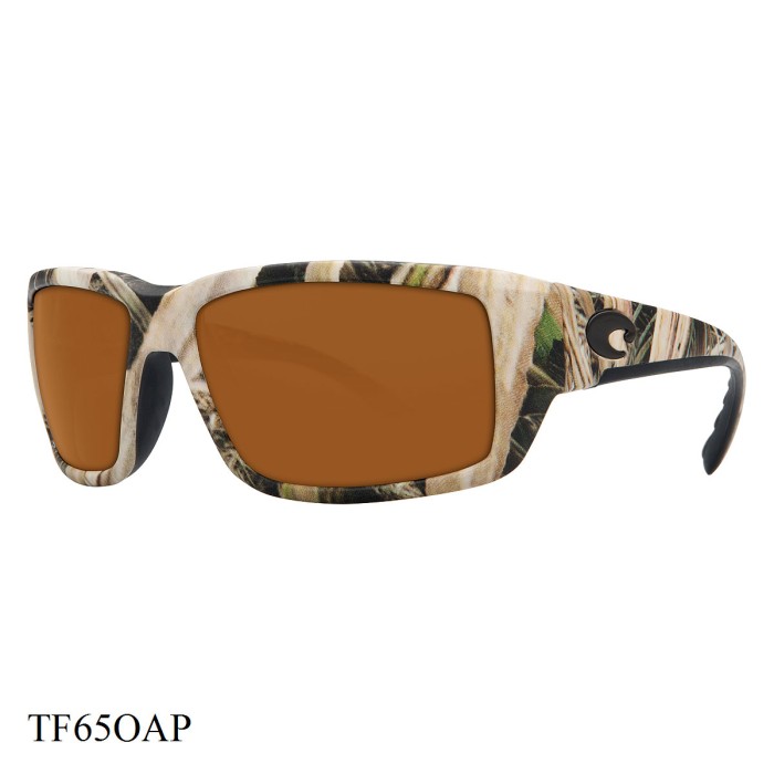 Costa Del Mar Fantail Sunglasses Mossy Oak Frame Amber Lenses