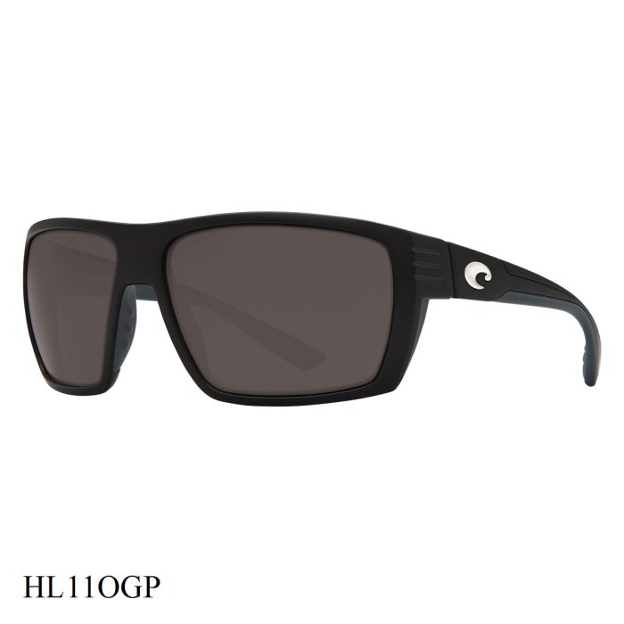 Costa Del Mar Hamlin Sunglasses Black Frame Grey Lenses