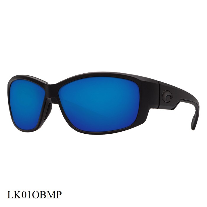 Costa Del Mar Luke Sunglasses Blackout Frame Blue Lenses