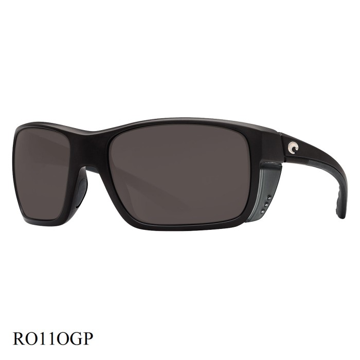 Costa Del Mar Rooster Sunglasses Black Frame Grey Lenses