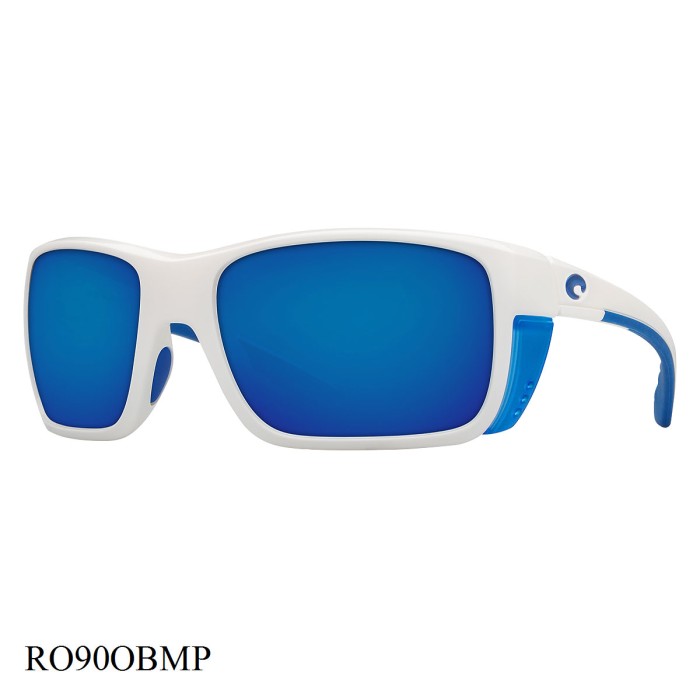 Costa Del Mar Rooster Sunglasses White/Blue Frame Blue Lenses