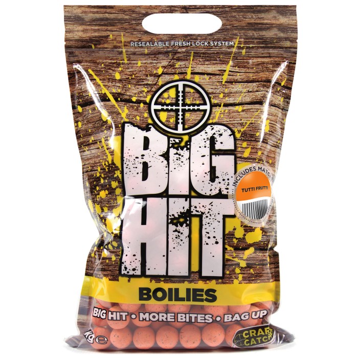 Crafty Catcher Big Hit Boilies 2kg Tutti Frutti
