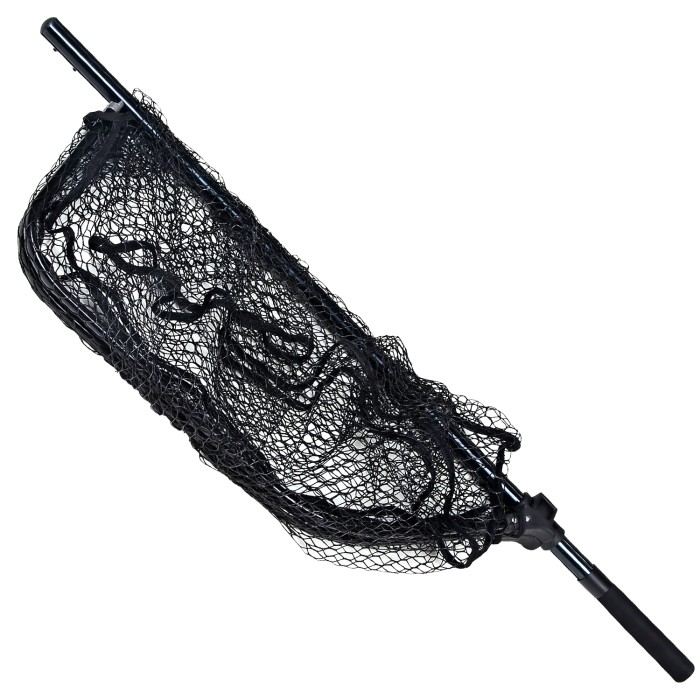 DAM Effzett Foldable Boat Net - Ruber Mesh Folded
