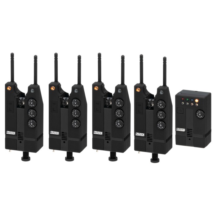 DAM MAD Hi-T Bite Alarm Set 4+1 RGBY