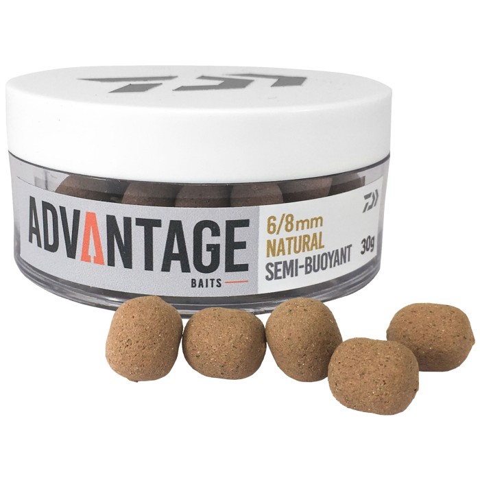 Daiwa Advantage Baits Semi Buoyant Natural Hookbaits