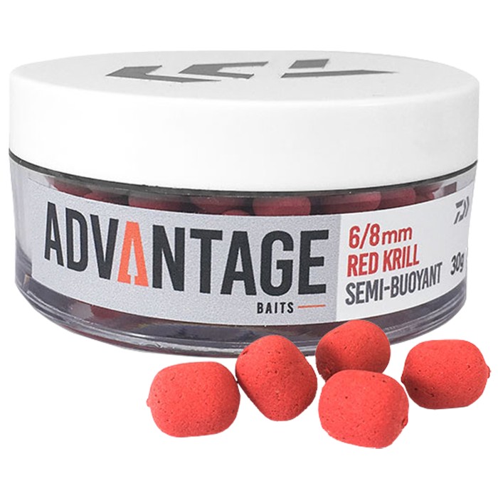 Daiwa Advantage Baits Semi Buoyant Red Krill Hookbaits