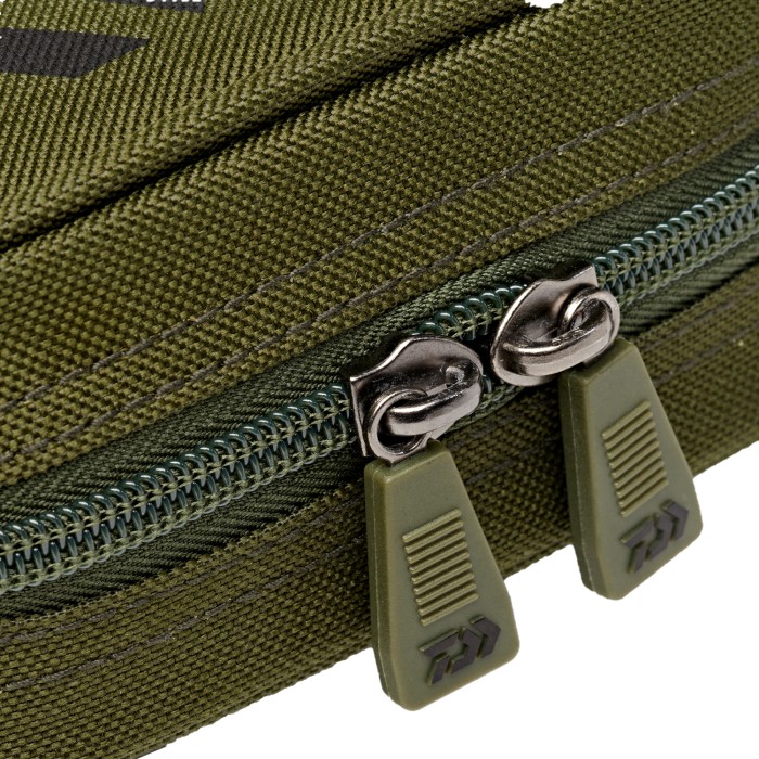 Daiwa Black Widow Bitz Fishing Bag Zips