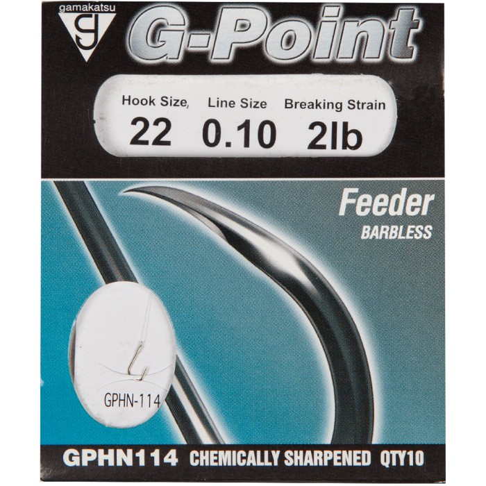 Daiwa Feeder Barbless Hook To Nylon Hook 22