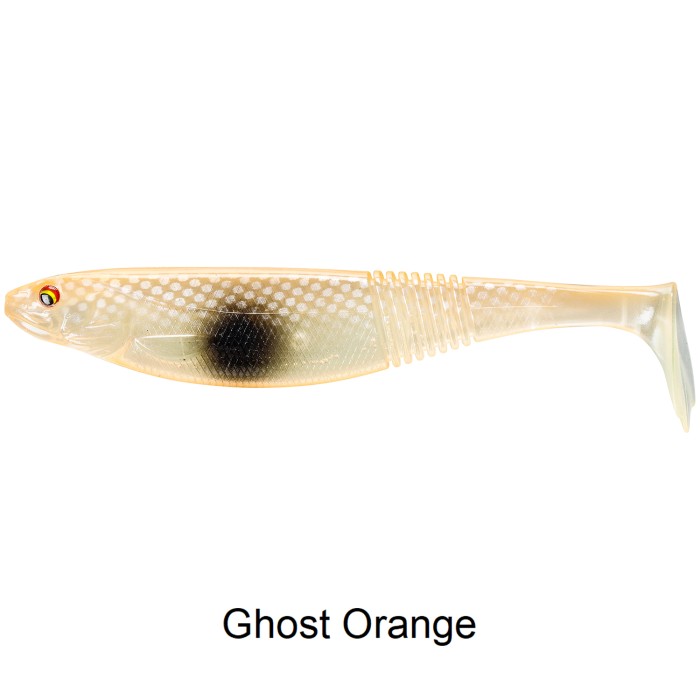 Daiwa Prorex Classic Shad Duck Fin Lure Ghost Orange