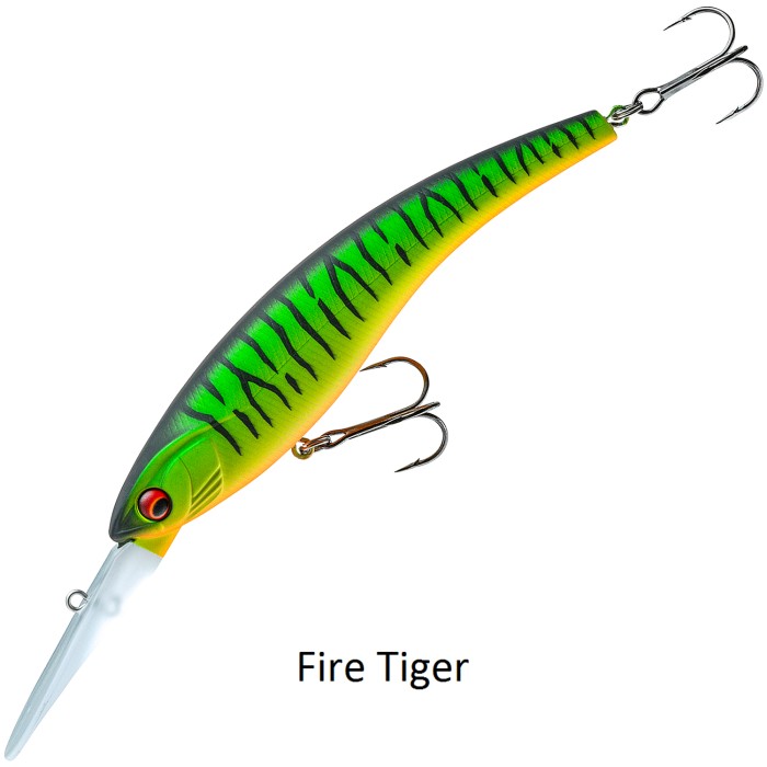 Daiwa Prorex Diving Minnow DR Lure Fires Tiger