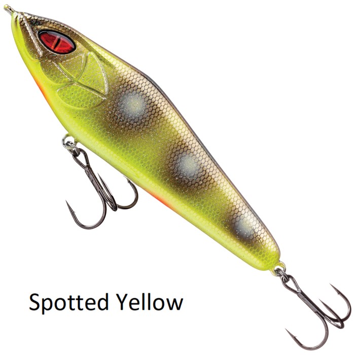 Daiwa Prorex Lazy Jerk Lures 9cm SS Spotted Yellow