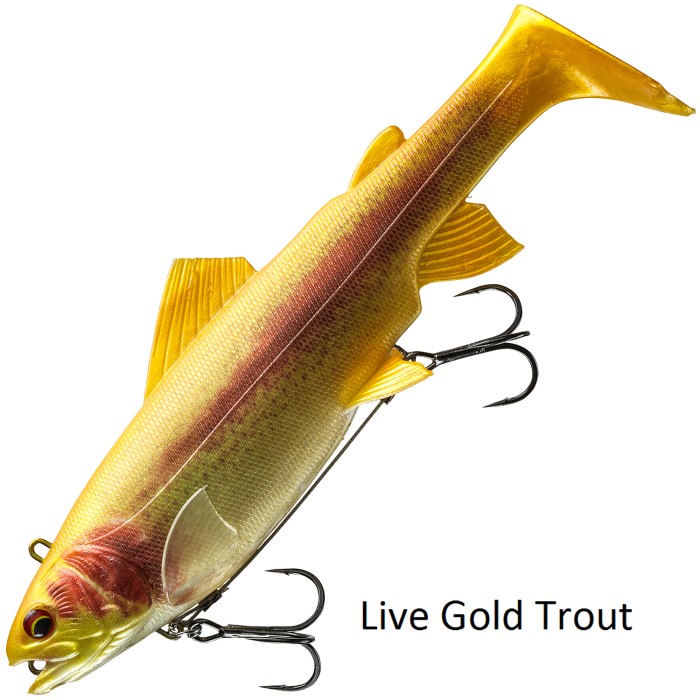 Daiwa Prorex Live Trout Swimbait DF Lure Live Gold Trout