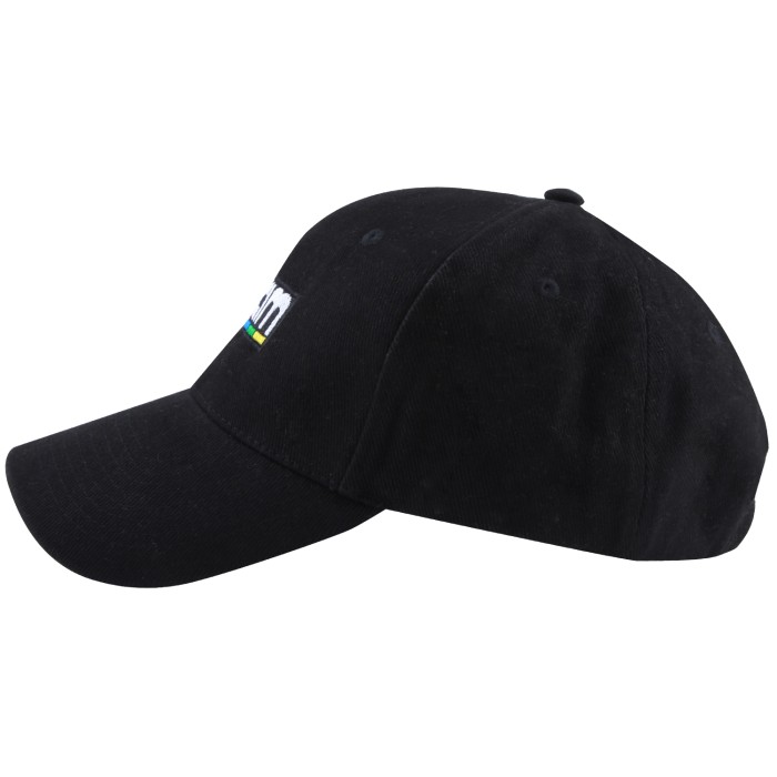 Delkim Logo Baseball Black Cap Side