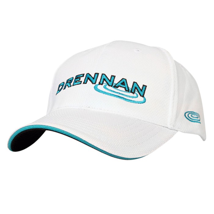 Drennan White/Aqua Cap